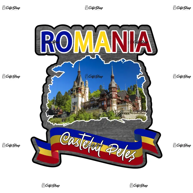 Castelul peles romania, magnet frigider mgs163
